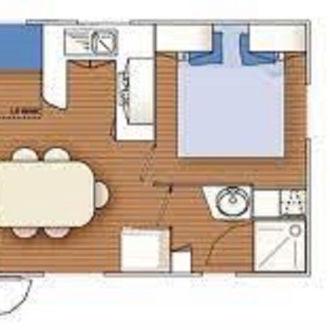 Stacaravan 6 personen - MH Confort Marais 3bed 6 pers