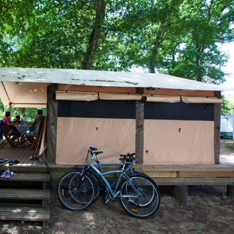 TENDA IN TELA E LEGNO 4 persone - Eco (senza servizi igienici)