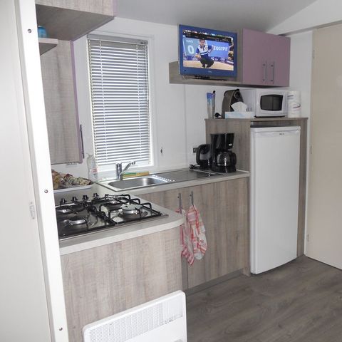 Stacaravan 5 personen - Loggia Privilège 26 m² (2bed - 4/5 pers) + TV + LV