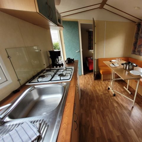 Mobilheim 4 Personen - Smally 21 m² (2 Schlafräume - 4 Pers.) OHNE TV