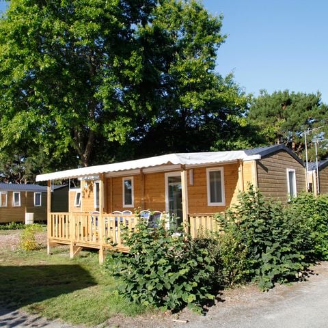 MOBILHOME 5 personnes - Confort 28m² - 2 chambres - Terrasse couverte - TV - lave-vaisselle