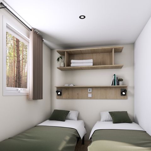 MOBILHOME 8 personas - Premium 3 dormitorios - TV + aire acondicionado