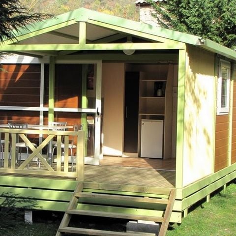 Chalet 4 personen - STANDAARD TRIANON 20m² 2 kamers - overdekt terras