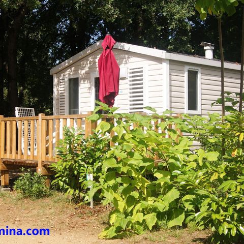 MOBILE HOME 2 people - Eco+terrace on the pond side