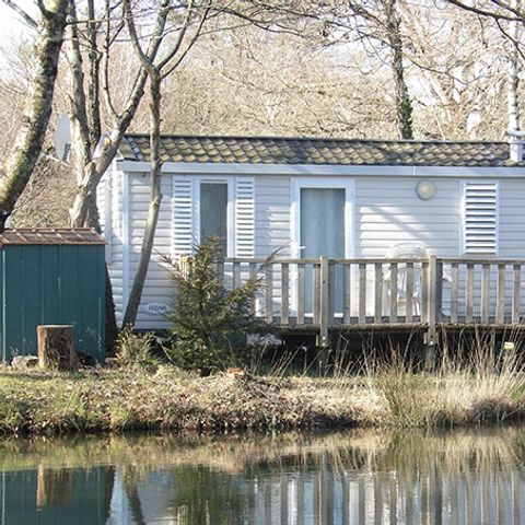 MOBILE HOME 6 people - POND - TV