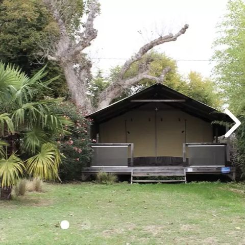 TENTE TOILE ET BOIS 4 personnes - Tente Lodge Kenya 3 Pièces 4 Personnes Sans Sanitaire