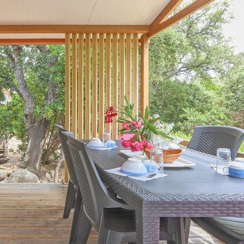 Stacaravan 5 personen - Stacaravan | Classic | 2 slaapkamers | 5 pers. | Single terras | Air-con.