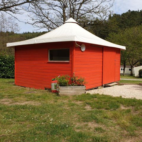 TIENDA DE LONA Y MADERA 4 personas - Cabaña