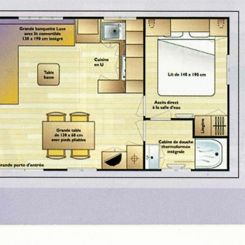 MOBILHOME 7 personas - Casa móvil-Terraza