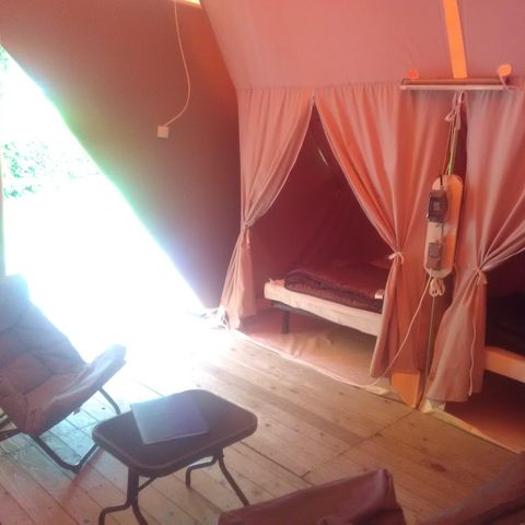 CANVAS AND WOOD TENT 5 people - Small lodge, no sanitary facilities