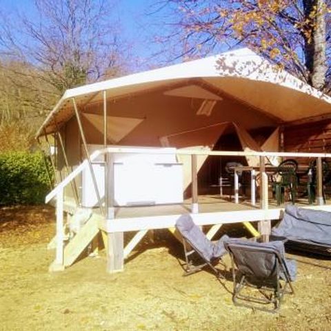 CANVAS AND WOOD TENT 5 people - Small lodge, no sanitary facilities