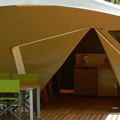 CANVAS AND WOOD TENT 5 people - Small lodge, no sanitary facilities