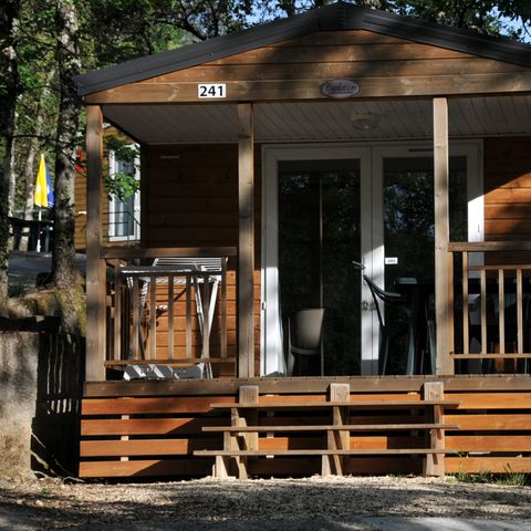 MOBILHOME 6 personas - 6 con terraza + Climatización + TV - 36m² - Francia