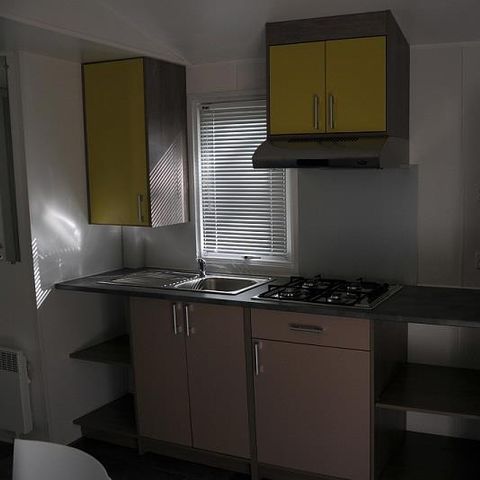 MOBILHOME 4 personas - 4 plazas con terraza + climatización + TV - 31m² - Francia