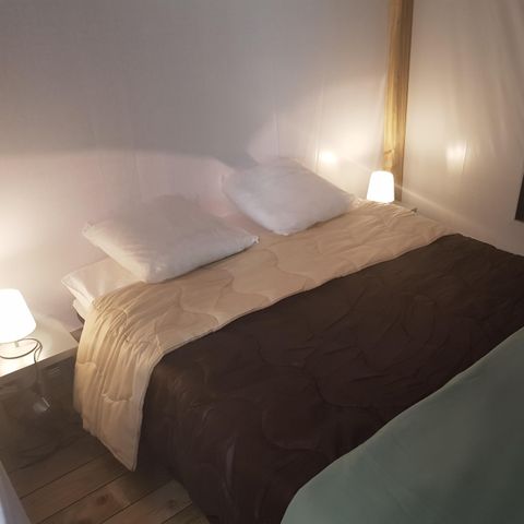 Safaritent 5 personen - Lodge Confort + 25m² 2 kamers