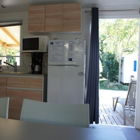 MOBILE HOME 7 people - Premium 32 m² 3 bedrooms bed 160 + TV + air conditioning