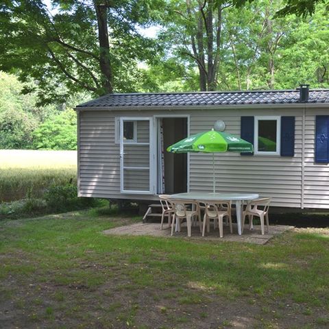 MOBILHEIM 4 Personen - 2 Schlafzimmer, gepflasterte Terrasse, nicht klimatisiert