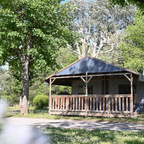 CANVAS AND WOOD TENT 4 people - Coconut Safari Tent