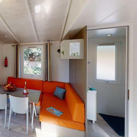 Stacaravan 4 personen - Mediterraan - 24m² - 2 kamers