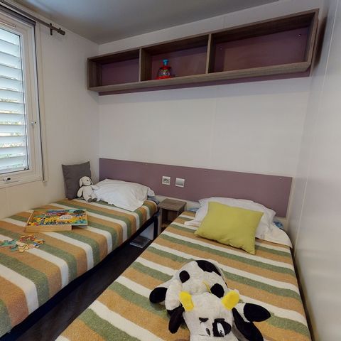 Stacaravan 6 personen - Provence - 32m² - 3 kamers