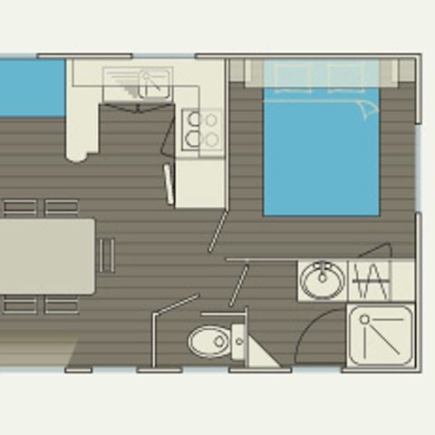 MOBILHOME 6 personnes - GRAND CHARMEUR