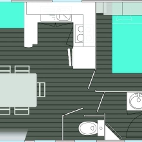 MOBILHOME 6 personnes - GRAND CHARMEUR