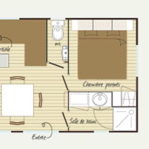 MOBILHOME 4 personas - MH2 VIP SUMBA 32 m