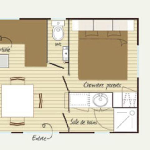 CASA MOBILE 4 persone - MH2 VIP SUMBA 32 mq