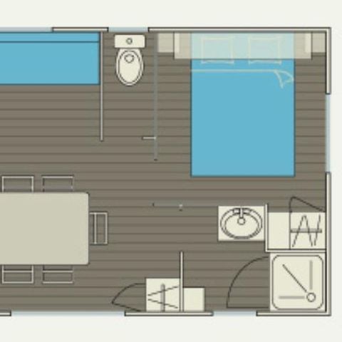 MOBILHOME 4 personas - MH2 GRANDE 30 m² (30 m ²)