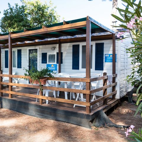 MOBILHOME 4 personnes - Classic | 2 Ch. | 4 Pers. | Terrasse surélevée | Clim.