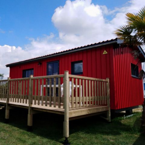 MOBILHOME 4 personas - 2 HABITACIONES FRENTE AL LAGO