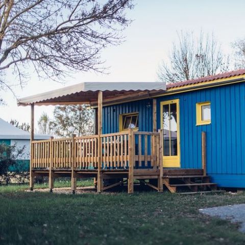 MOBILHOME 4 personas - 2 HABITACIONES DE MADERA