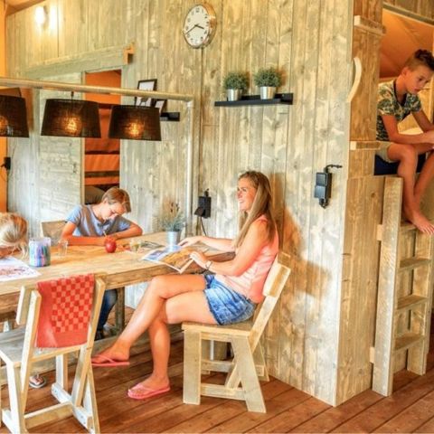 Safaritent 7 personen - TENTE LODGE 49 m2 3 sl.k. 6/7 personen