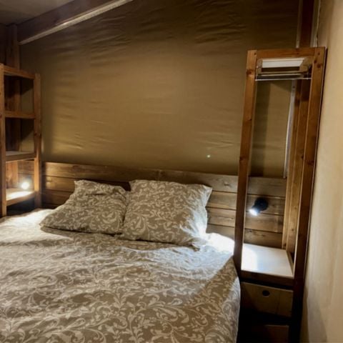 Safaritent 5 personen - Lodgetent 32 m2 2 kamers 4/5 pers