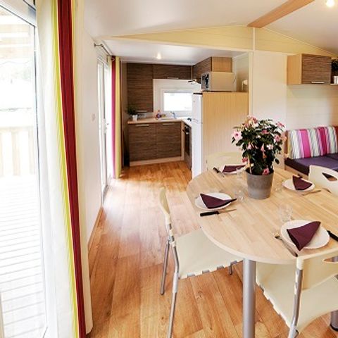 MOBILE HOME 6 people - Standard Mobile Home 35m² 3 bedrooms + Terrace + TV