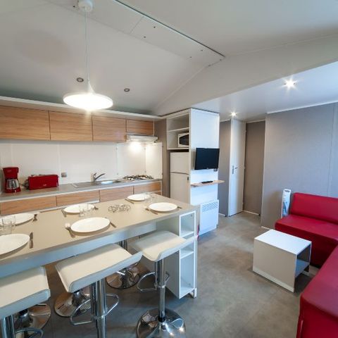 MOBILHOME 6 personas - Loisir+ 6 personas 3 habitaciones 32m².