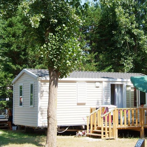 MOBILE HOME 6 people - 2 bedrooms - TV - CLIM