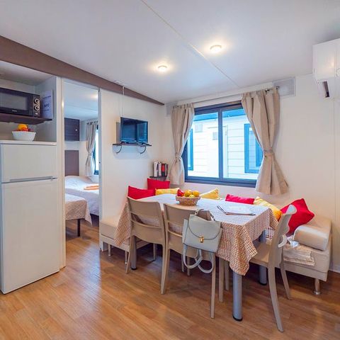 MOBILHOME 6 personnes - Mobil-home | Comfort | 3 Ch. | 6 Pers. | Terrasse surélevée | Clim.