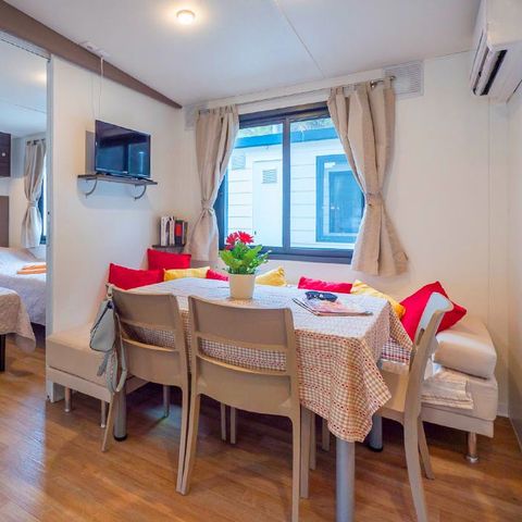 MOBILHOME 6 personnes - Mobil-home | Comfort | 3 Ch. | 6 Pers. | Terrasse surélevée | Clim.