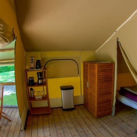 CANVAS AND WOOD TENT 5 people - Gourdon Lodge (without sanitary facilities)