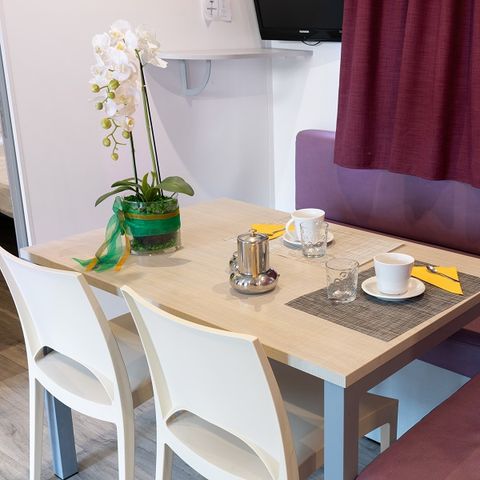 MOBILHOME 4 personnes - 3 chambres / 2 sdb - terrasse couverte