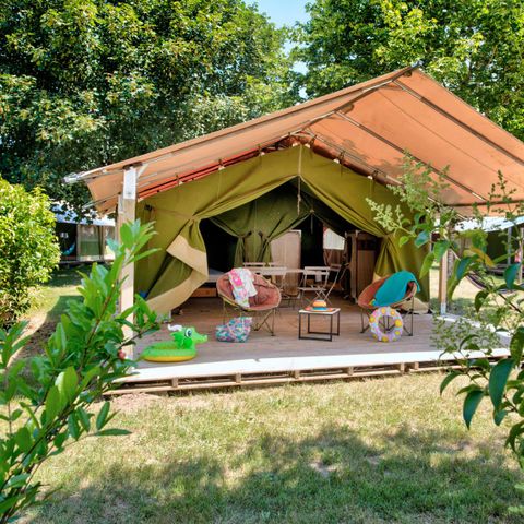 Bungalowtent 5 personen - FREEFLOWER ECO zonder sanitair