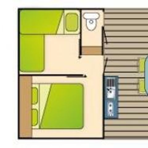 CASA MOBILE 5 persone - STANDARD (senza bagno)