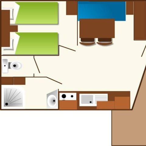 MOBILHOME 4 personas - Casa móvil O'Phéa 4