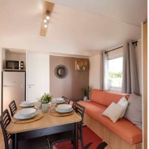 Stacaravan 6 personen - Nest - 3bed 6 pers. met airconditioning