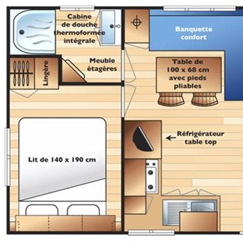 MOBILHOME 4 personnes - SUPER VENUS