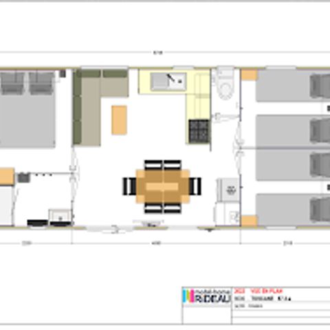 MOBILHOME 6 personas - TOSCANA