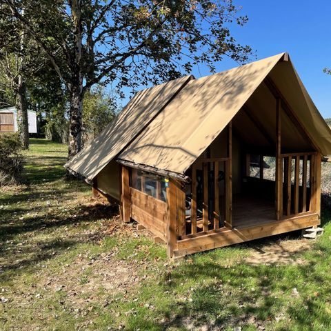 TENDA IN TELA E LEGNO 2 persone - "CICLOTENTE" * NUOVO PER IL 2022 *