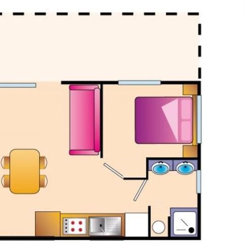 CHALET 6 Personen - KASTANIE KOMFORT MIT KLIMAANLAGE