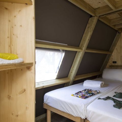 TIENDA DE LONA Y MADERA 4 personas - Glamping Kentia